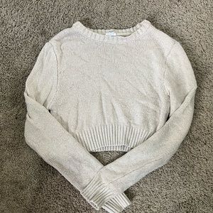 garage, tight sweater size small